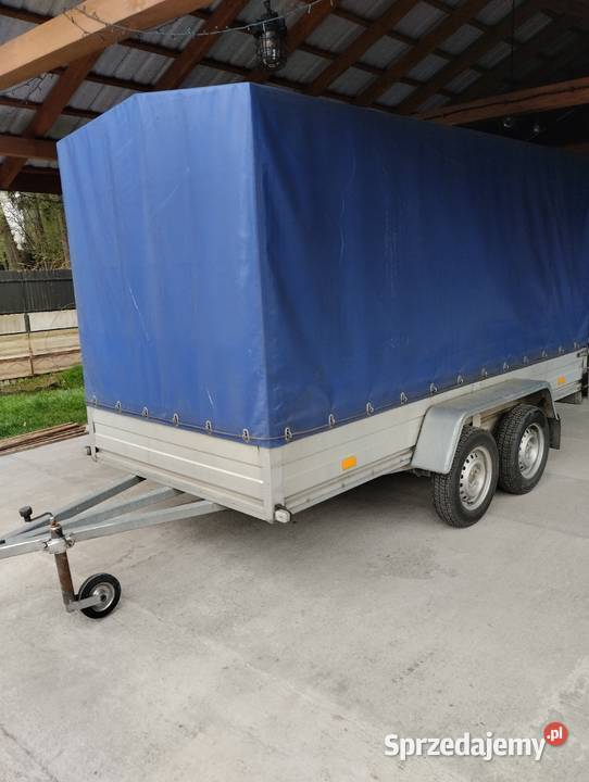 Przyczepka rydwan dwie osie okazja Góra Kalwaria sprzedam