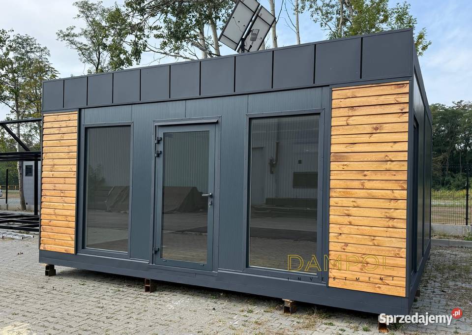 Pawilon kontener 600x600 usługowy biurowy