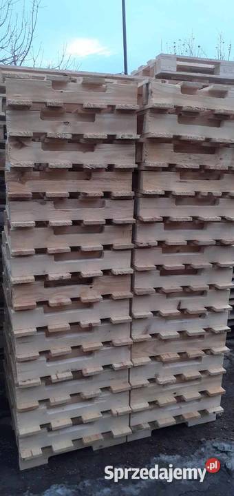 Półpaleta drewniana 800 x 600 W ofercie również Katowice