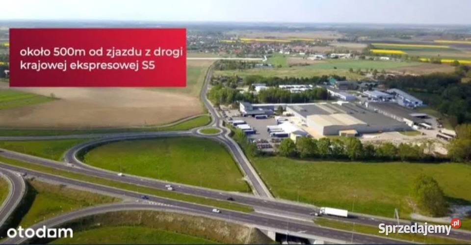 Działka Przemysłowo Usługowa Prusice woj Sprzedaż
