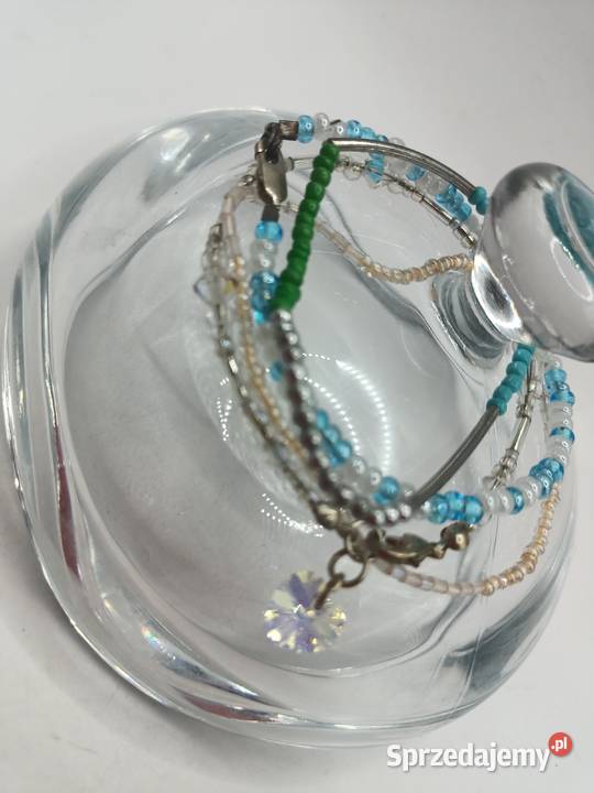 Biżuteria bransoletka z koralików 4 sztuki lubelskie Zamość