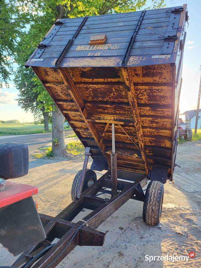 Przyczepa wywrotka 5t Tim w stanie Przyczepa nieuszkodzony kujawsko-pomorskie Wąbrzeźno