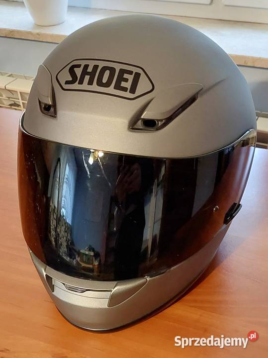 Kask motocyklowy Shoei XR1000 srebrny pokrowiec Brwinów sprzedam