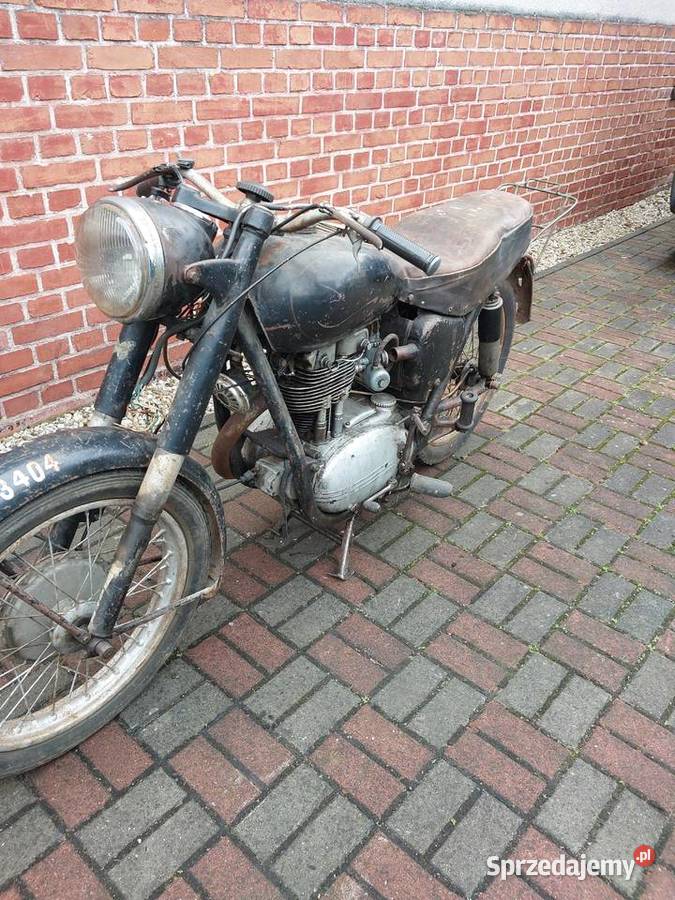 Junak M07 z koszem 1958 Wrocław