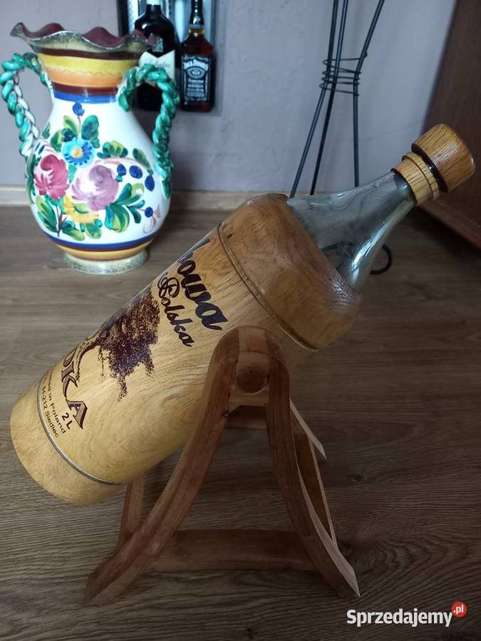 Butelka Dębowa 2l na stojaku odcienie żółtego kujawsko-pomorskie Lipno