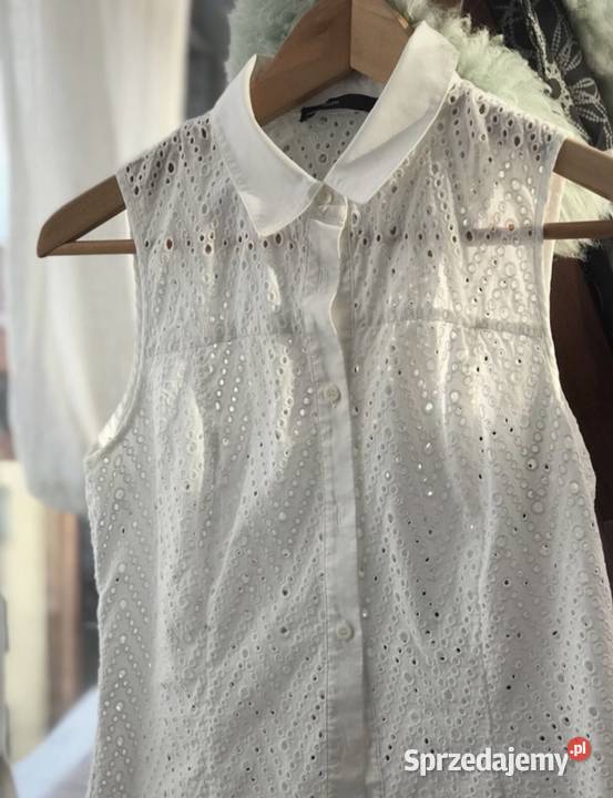 Biała bluzka Karen Millen ażurowa M S Karen Millen Bluzki i koszule Warszawa sprzedam