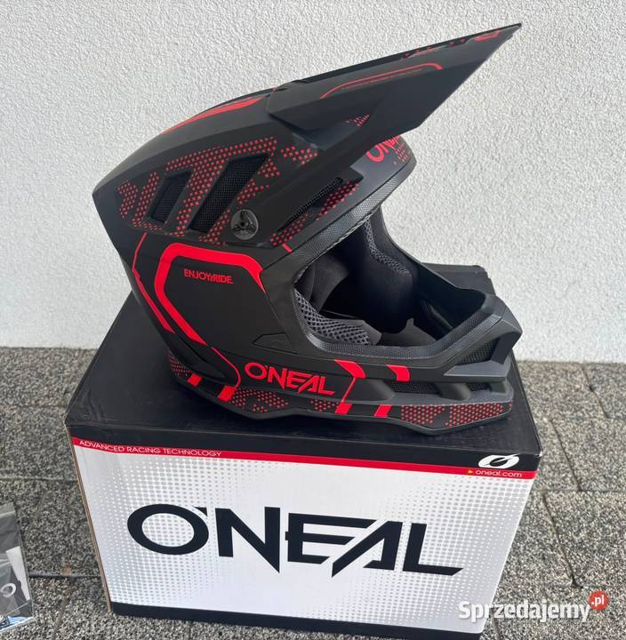Kask rowerowy ONEAL BLADE STRIKE czarnyczerwony Ostrów Wielkopolski sprzedam