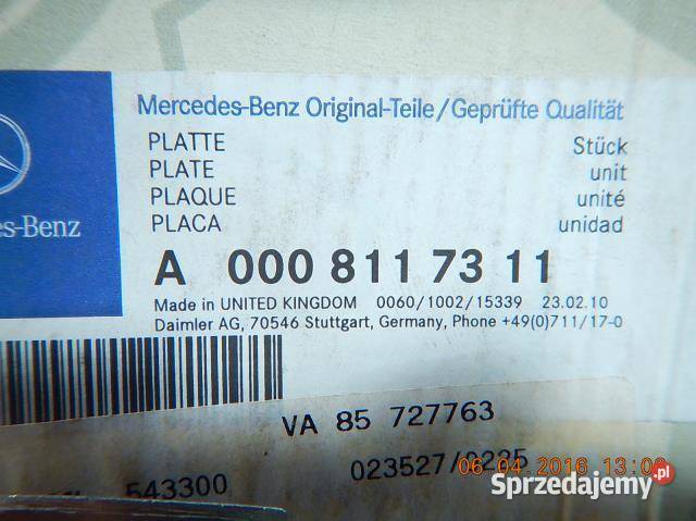 UCHWYT MOCOWANIE LUSTERKA MERCEDES ACTROS 943