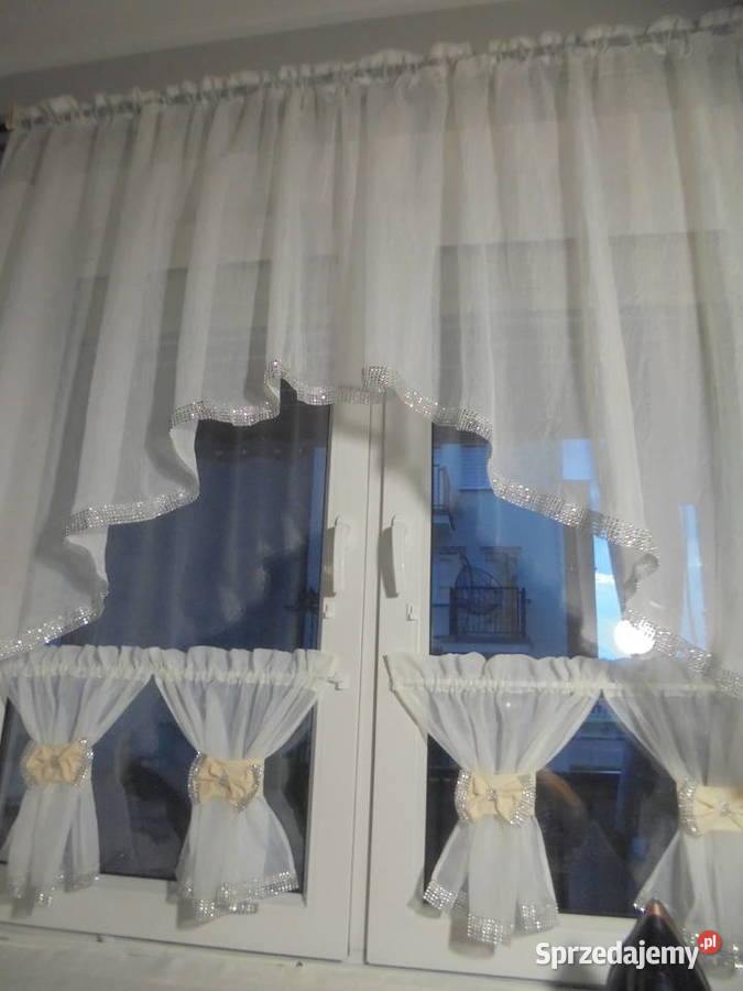 gotowe firanki na okno góra 280100 dół 70x440 Włocławek