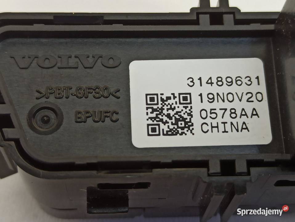 VOLVO V60 PANEL PRZEŁĄCZNIK FOTELA 31489631 osobowe