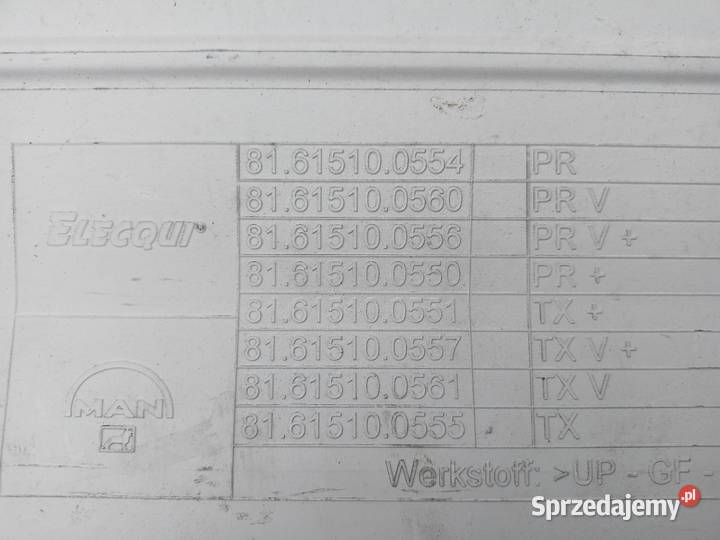 NADKOLE KABINY PRZEDŁUŻENIE LEWE TGA TGX Sulechów