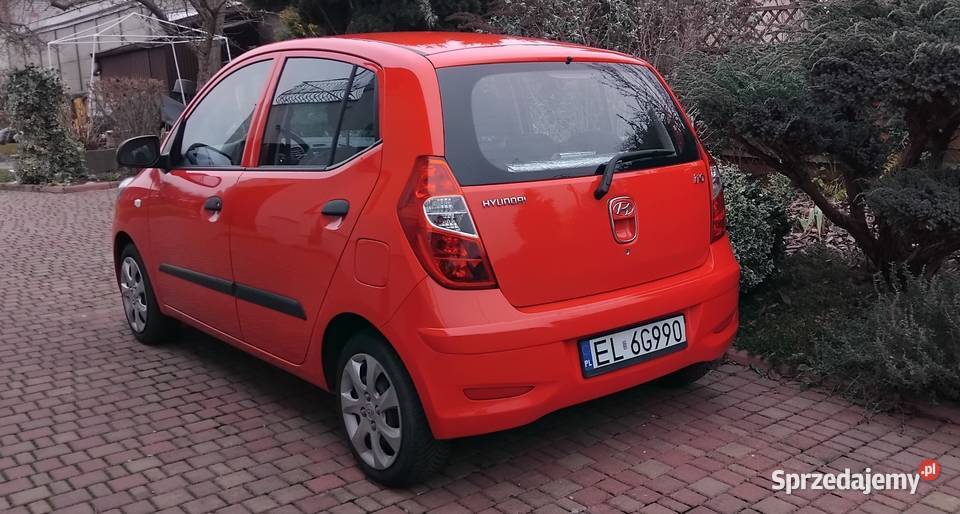 Hyundai i10 PA 2013 ostatni rocznik czerwony Pęczniew