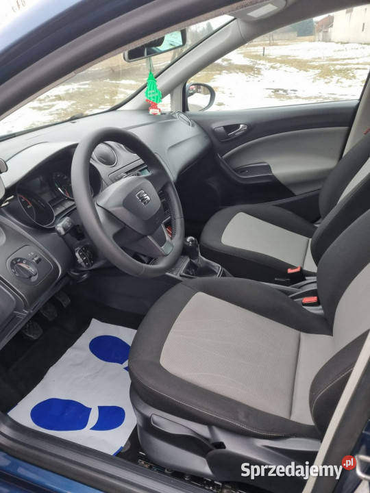 Seat Ibiza 12 benzyna Klimatronik Zadbana niebieski Wojkowice Kościelne sprzedam