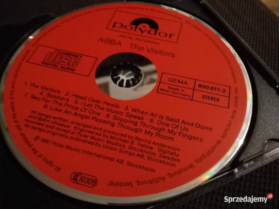 ABBA The Visitors Polar Music 1981 Polydor Muzyka