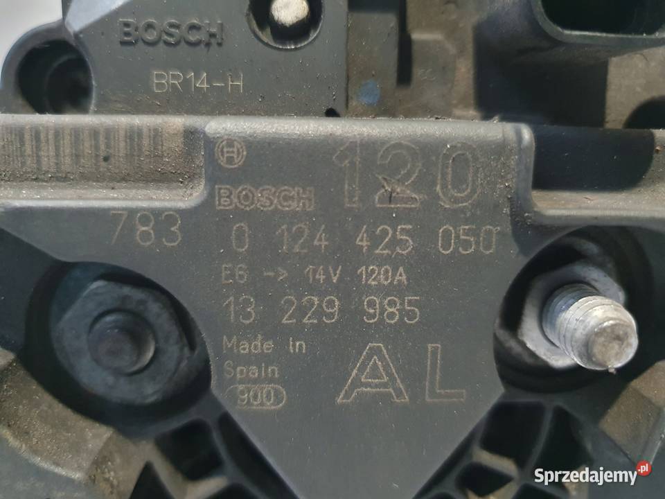 ALTERNATOR Opel Astra III H 16 16V 0124425050 Układ elektryczny silnika sprzedam