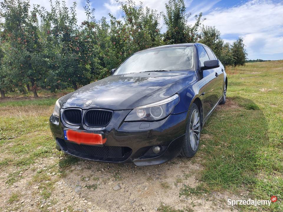 USZKODZONY BMW E60 530i 30 LPG 2004r Skóra wspomaganie kierownicy Bogoria