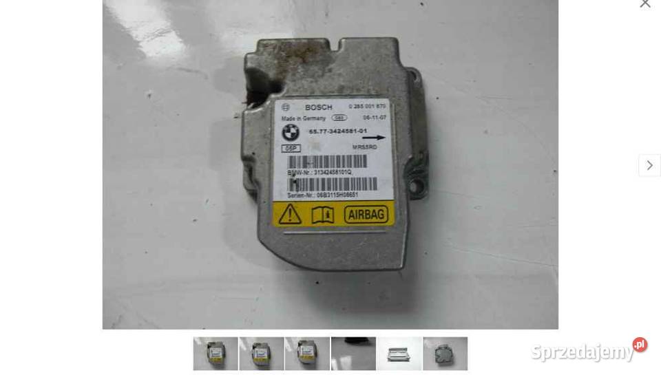 MODUŁ SENSOR PODUSZKI POWIETRZN BMW X3 E83 osobowe Wielkie Drogi