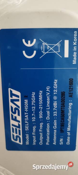 Antena satelitarna Selfsat H50M Pozostałe Elektronika
