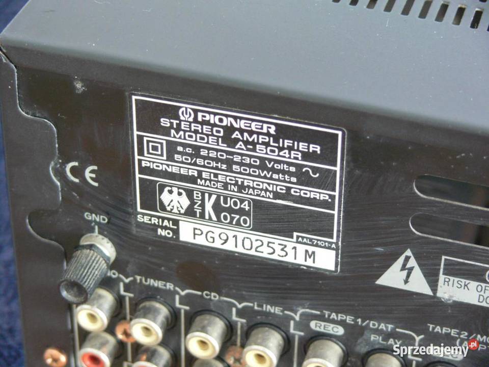 Wzmacniacz Pioneer A504R mocny 500 wat i sprawny Jasło