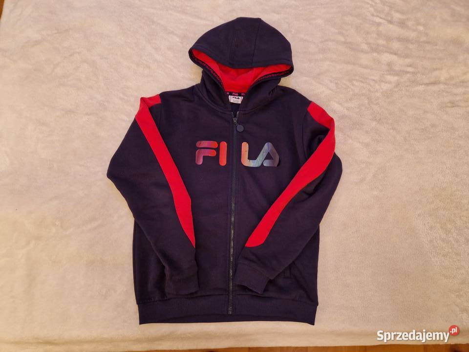 Bluza granatowa z kapturem Fila dziewczęca 14 Bibice
