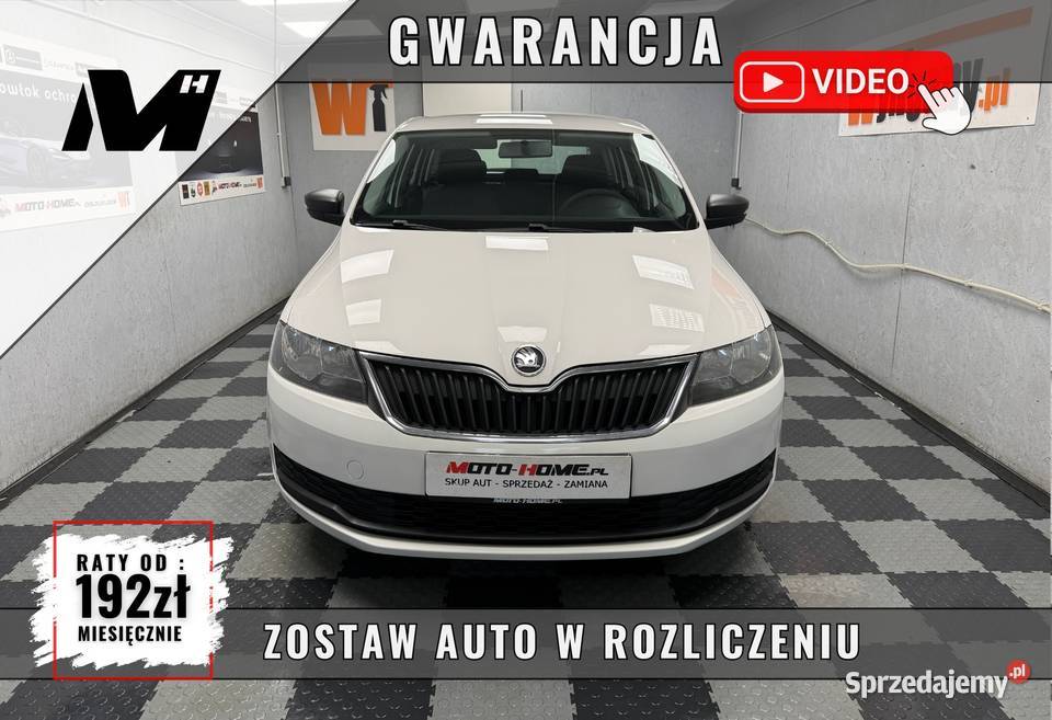 Skoda RAPID 16TDI 5L100 salon pełna historia klimatyzacja Poznań