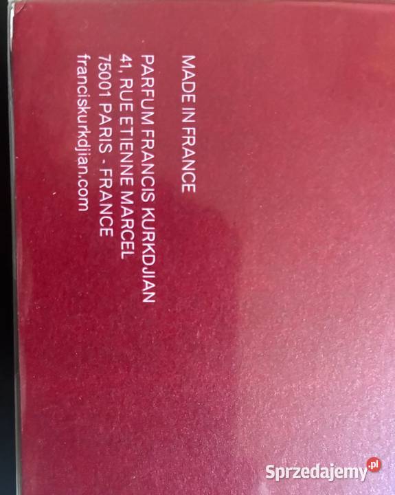 Baccarat Rouge 540 Maison Francis Kurkdjian Radom