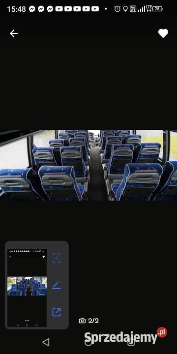 Fotele autobusowe 35 sztuk