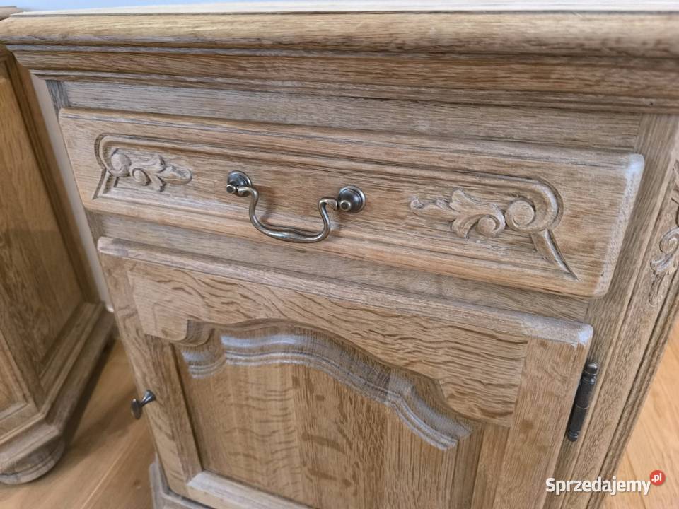 Piękne szafki stylowe dębowe komódki Meble łódzkie Łódź