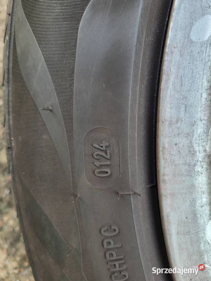 Alufelgi z oponami 20555R16 4 Samochodowe Kiełczewice Dolne sprzedam