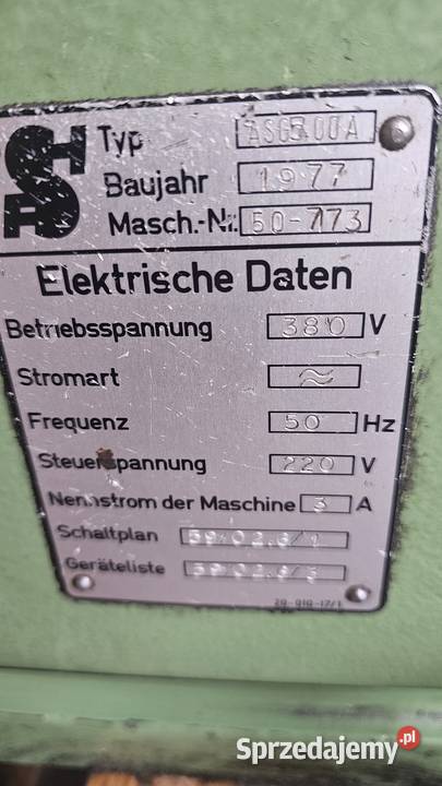 ostrzalka pil SchmidtTEMPO ASG500A Olesno