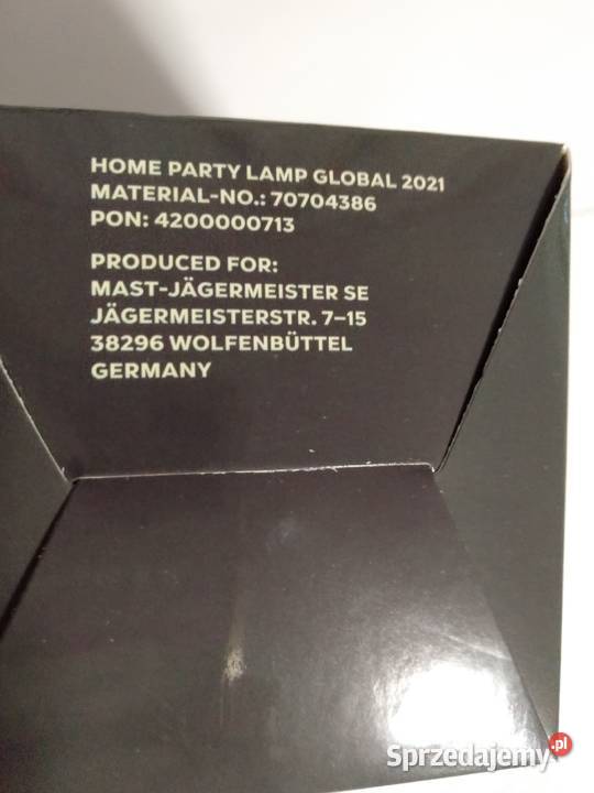 Jagermeister żarówka party lamp dyskoteka kula wielokolorowy Zamość sprzedam