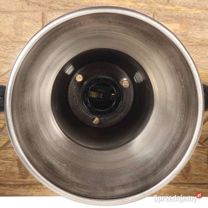 Industrialna lampa ścienna srebrna 70x23 E27 Warszawa sprzedam