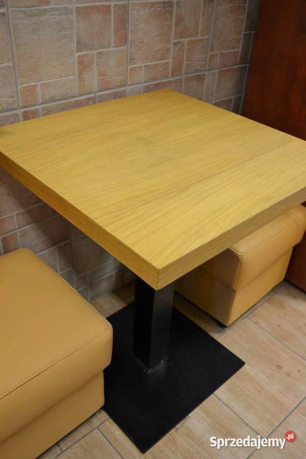 Stolik Nowoczesny 60x60 noga metalowa