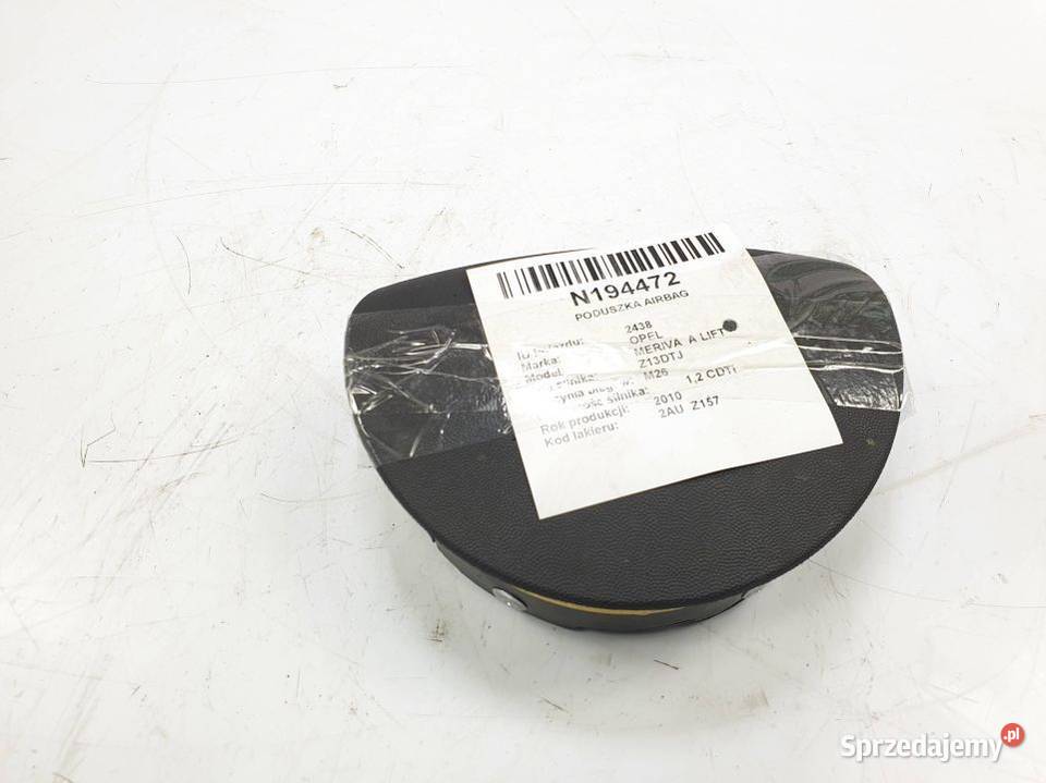PODUSZKA AIRBAG OPEL MERIVA A LIFT 13188242 Lipno