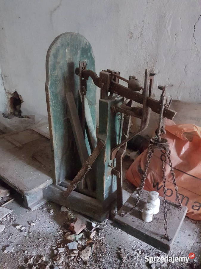 Stara waga drewniana Wrocław