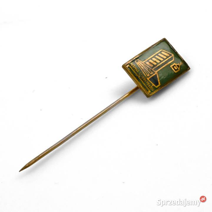 Gewerkschaftsbund 15 Metal Przypinka Socrealizm zachodniopomorskie Szczecin