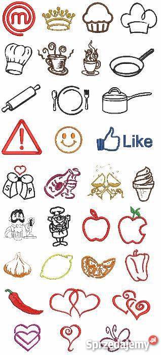 Fartuch kuchenny z HAFTEM prezent DZIEŃ BABCI Akcesoria kuchenne