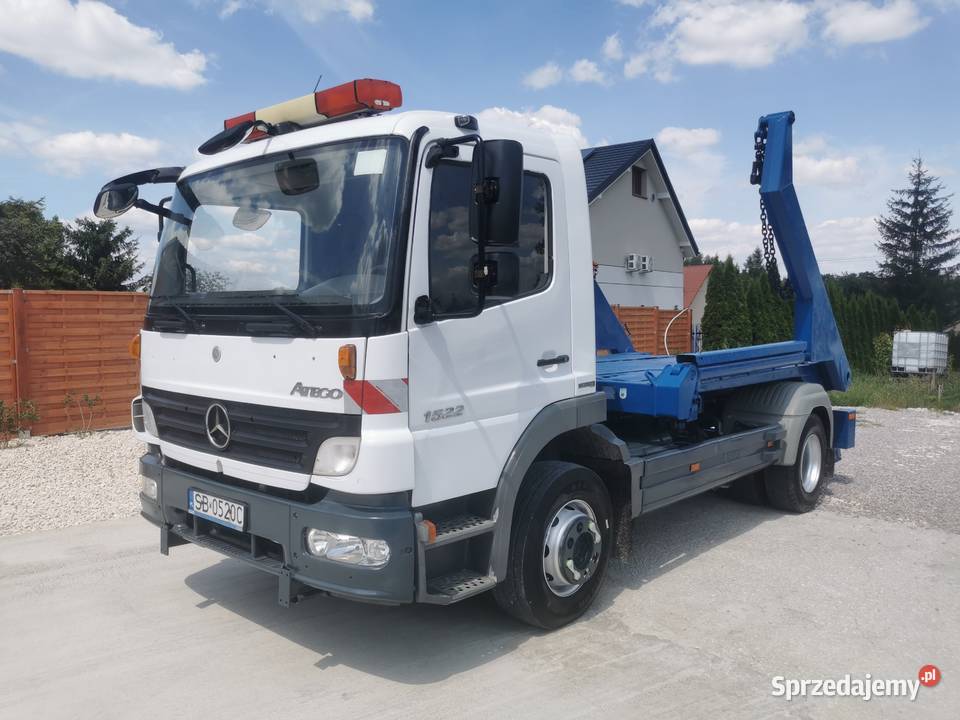 Mercedes Atego 1522 Bramowiec do kontenerów Euro małopolskie Książ Wielki