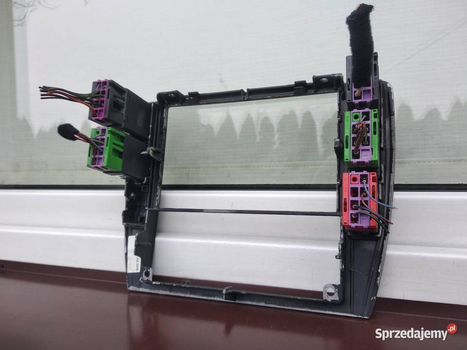 VW Passat B5 LIFT FL dekor środkowy drewno ramka