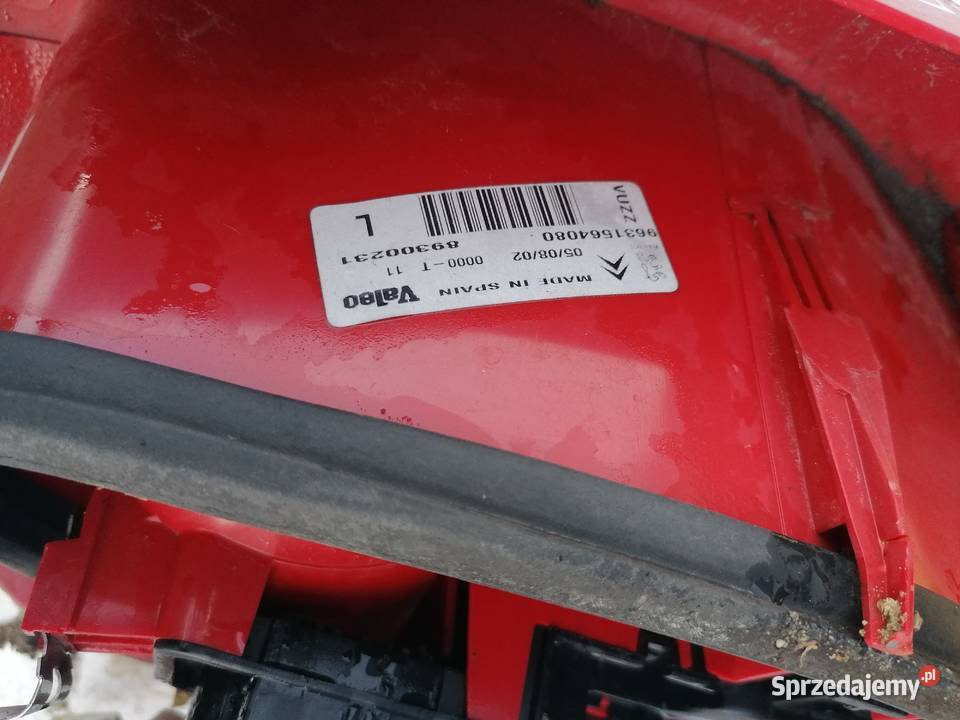 Lampy Tył Komplet Citroen Xsara Picasso Pozostałe Pogorzelec