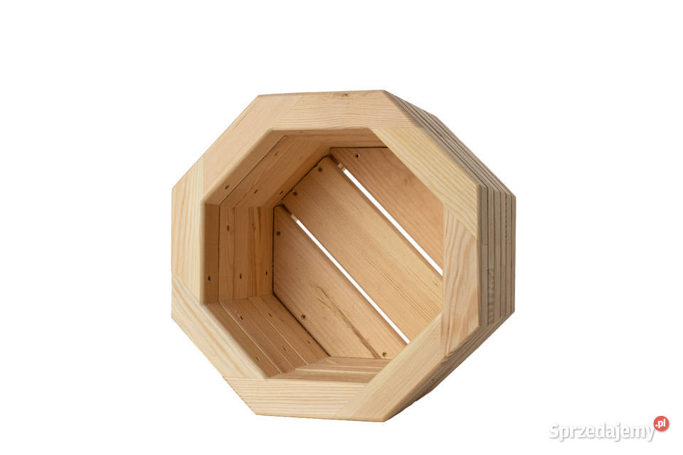Donica drewniana OŚMIOKĄTNA ogrodowa donica na Kalety