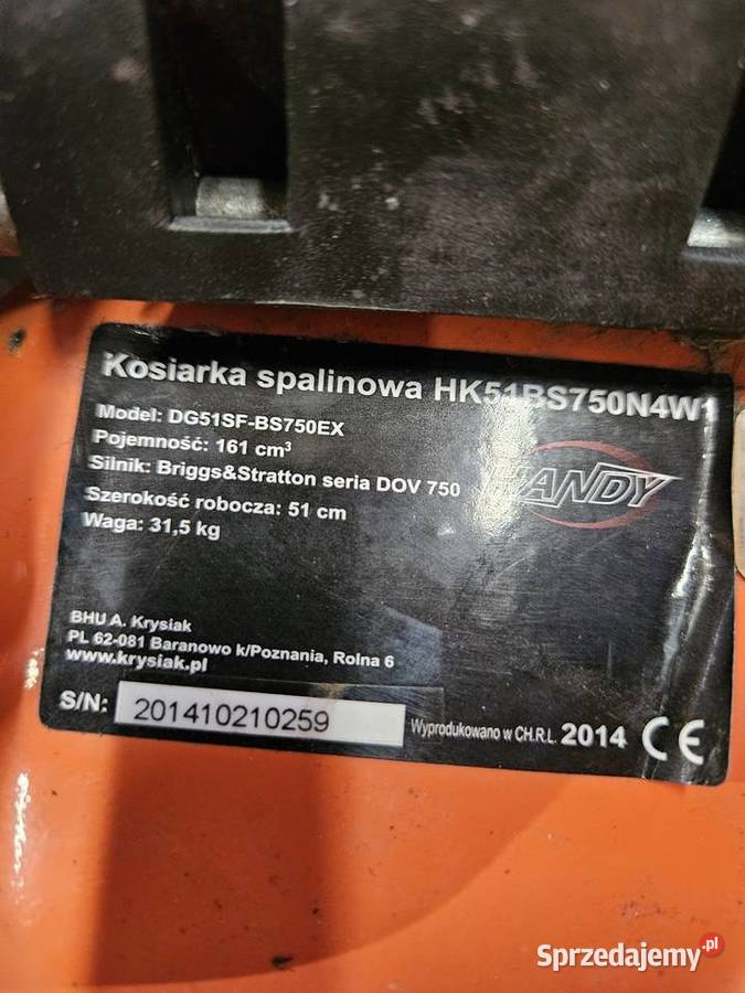 Kosiarka spalinowa Handy z napędem Kraśnik