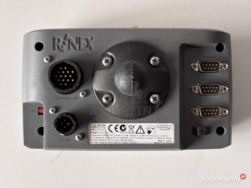 Rinex AS7500 Sterownik Autosterowanie Sekcjami
