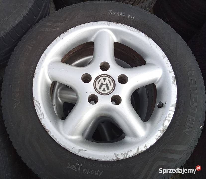 4x ALUFELGI Vw 15 OPONY z 2021 r Seat Audi Skoda Samochodowe Wągrowiec sprzedam