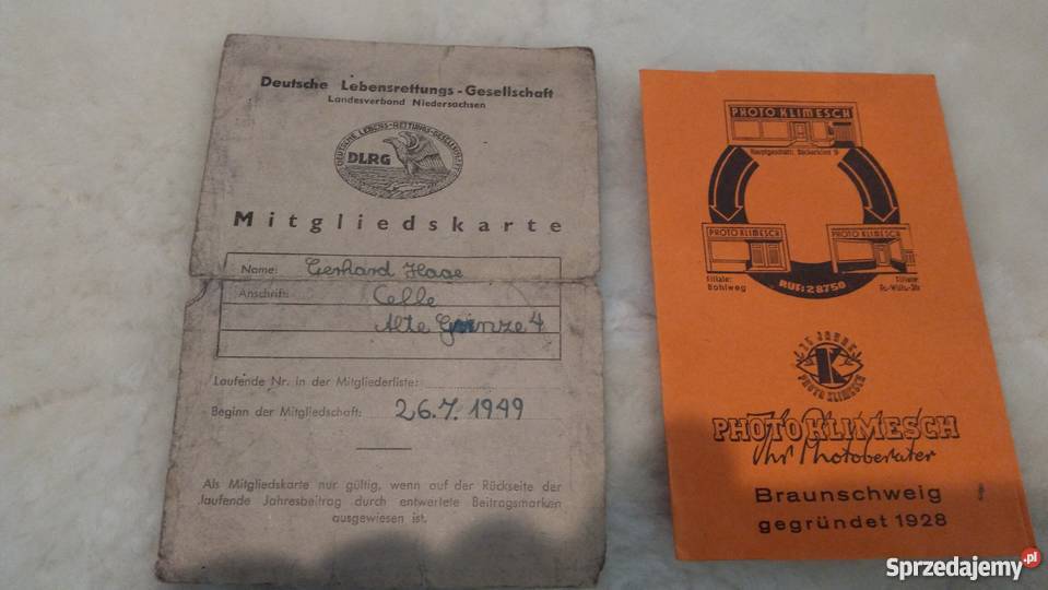 Niemieckie dokumenty Sieradz