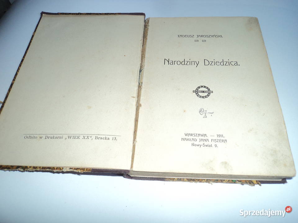 Narodziny dziedzica Tadeusz Jaroszyński 1911r Nowy Sącz