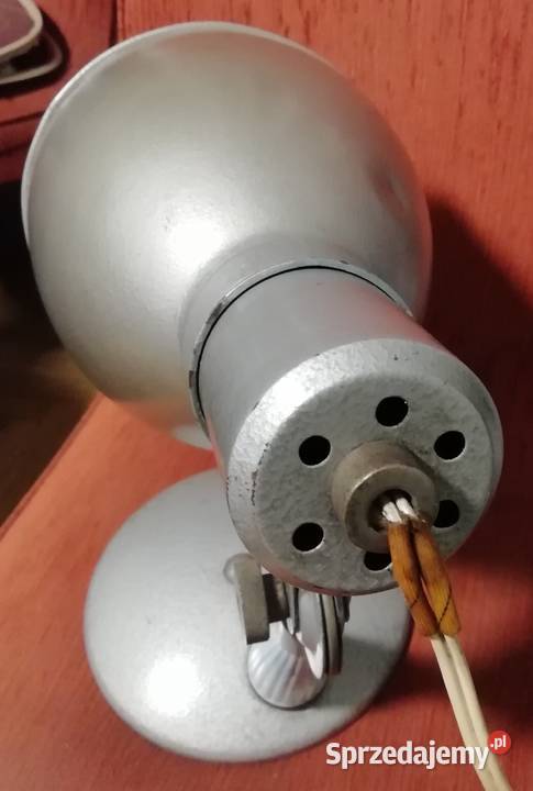 Kolekcjonerska lampa biurowa z PRLu Kraków