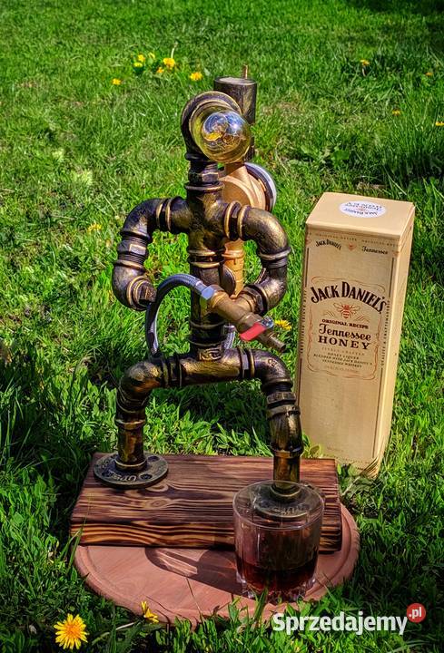 Nalewak stojak dozownik do alkoholu STRAŻAK z Stojaki na wino Dom i Ogród Rzeszów