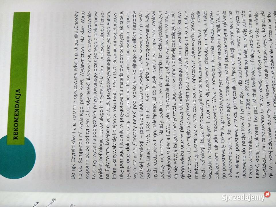 choroby nerek Więcek książki Trójmiasto