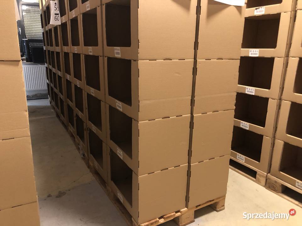 Ekologiczne kartonowe modułowe regały magazynowe Warszawa